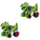 2Pcs Transforming Dinosaur Car Toy for Kids Inertial Pull Back 3