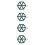 4Pcs Green PP Pirate Ship Steering Wheel for Backyard Swing Playset 9