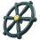 4Pcs Green PP Pirate Ship Steering Wheel for Backyard Swing Playset 2