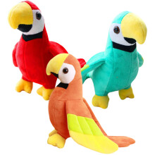 9Pcs Small Plush Parrot Toys Kids Stuffed Dolls for Cozy Home Decor