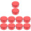 10Pcs Red Metal Candy Storage Boxes Small Tin Containers with Lid 3
