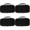 4Pcs Large-Capacity Mic Storage Pouches with Handle and Zipper Closure 5
