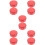 10Pcs Red Metal Candy Storage Boxes Small Tin Containers with Lid 6