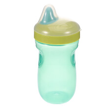 5Pcs Antifall Green Toddler Bottles Spill Proof Hard Spout Sip Cups