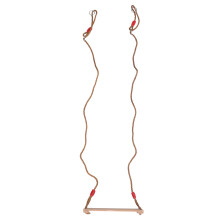 2Pcs Durable Wooden Four-Board Swing Khaki Outdoor Children Toy