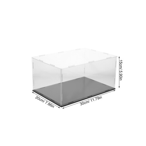 Stable Acrylic Hat Organizer Box for Baseball Cap Storage 2