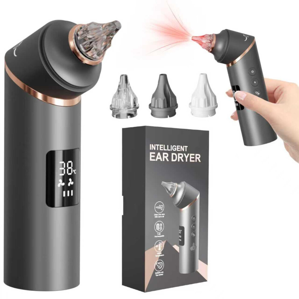Rechargeable Ear Dryer for Swimmers with Fast Moisture Removal and Dual Drying Modes