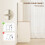 Homcom (White) HOMCOM Compact Dressing Table with Lighted Mirror Open Shelves Drawer 7