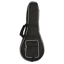 1 funda negra para mandolina con cremallera, ligera, para guardar y proteger tu instrumento.