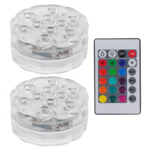 LED Lights Waterproof LED Lamp with Magnets Suction Cup for Pool (Transparent),for decor