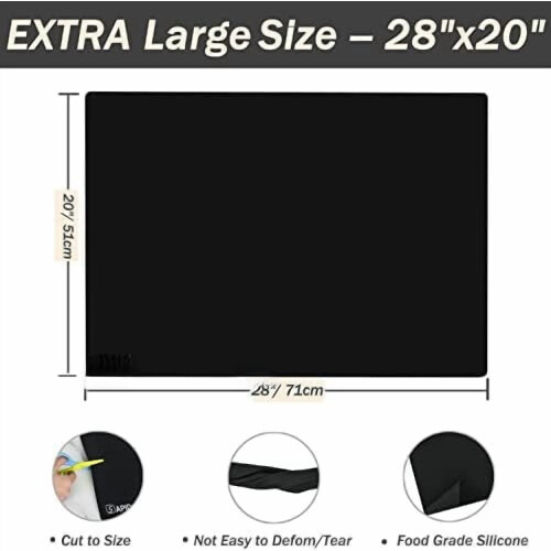 Εξαιρετικά παχύ στρώμα σιλικόνης 36x24 ίντσες 1