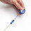 Penna a sfera con perline e porta badge (6 pezzi) 6