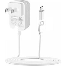 Soláthar Cumhachta DC 5V1.5A atá Liostaithe ag ETL le Calafoirt USB-C & Micrea-USB – Ag luí le Gléasanna 5Vdc300mA–1500mA