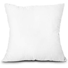 Dekokissen-Füllung, leichtes, weiches Polyester-Daunenalternativkissen, Kissenfüllung, maschinenwaschbar. (Weiß, 61 x 61 cm)
