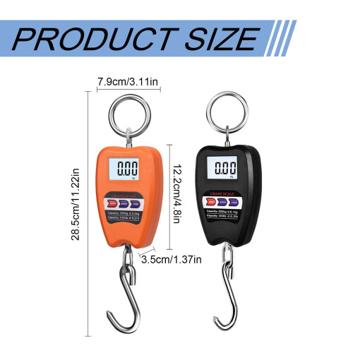 Digital Luggage Scale with LED Display Heavy Duty 50kg 2
