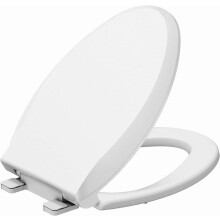 Verlängerter WC-Sitz, 48 cm (19 Zoll), mit Absenkautomatik