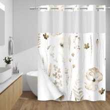 Blomsterdusjforheng med vanntett fôr 71x74 tommer