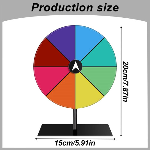Prize Wheel with Stand for Party Events 1 Pack 2