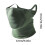 Ice Silk Motorcycle Face Mask Army Green Windproof UV 3
