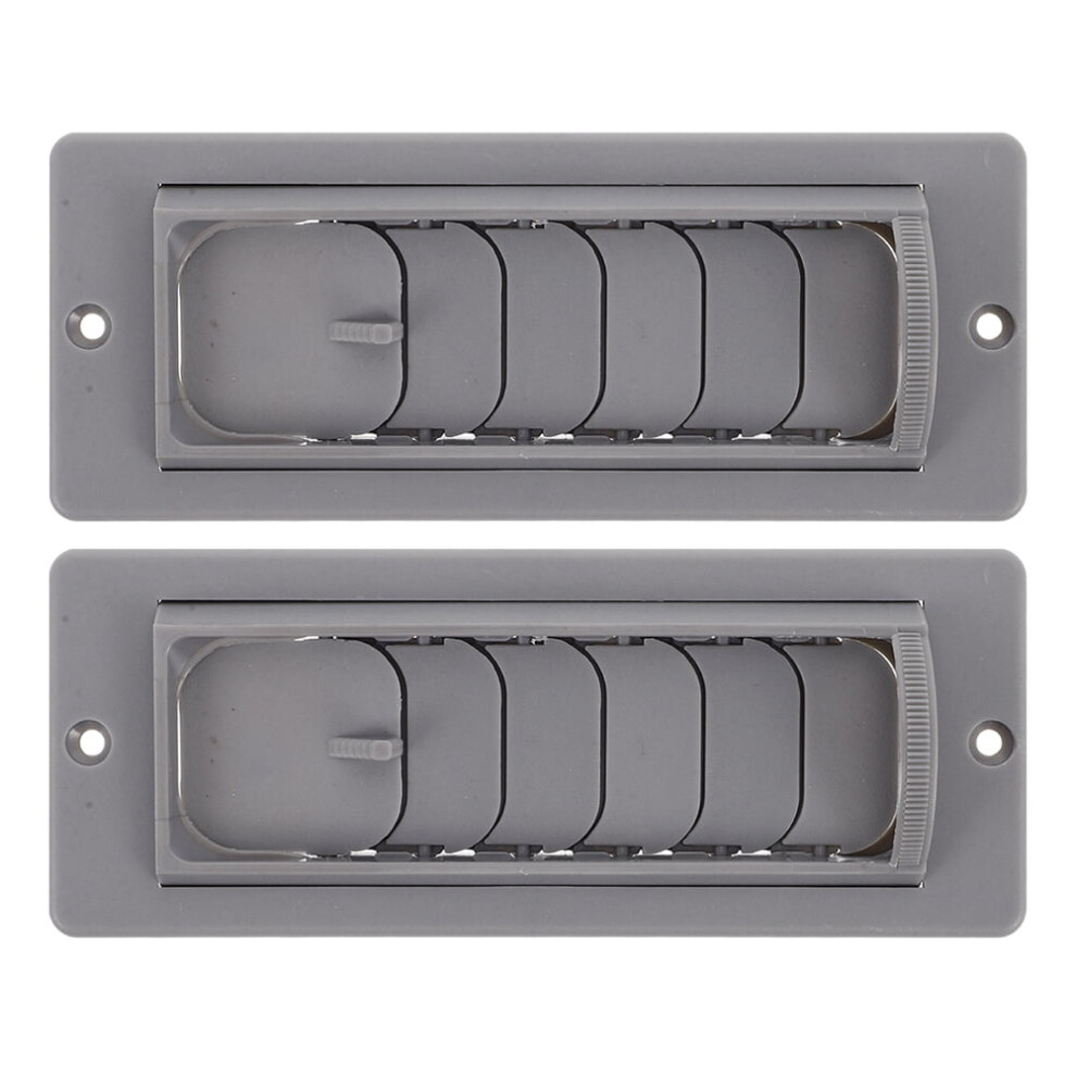 2Pcs Universal Car Dashboard Air Vent Grille Vehicle Vent Outlet For Trucks Vehicle Car Dashboard Air Conditioning Vent 9314556350054