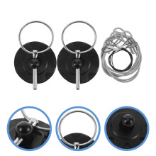 Hood Pin Kit 1Sets Black CNC Aluminum Universal Hood Latch for Vehicle Exterior Enhancement