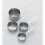 4-teiliges Set Messbecher aus Edelstahl, Silber 2