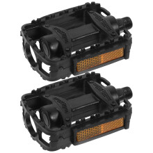 Replacement Bike Pedal Bicycle Pedals Aluminum 1 Pair Black