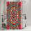 Mandala-Duschvorhang, indisches Boho-Blumenmuster, 91 x 183 cm 3