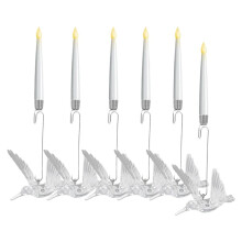 Bougies de Noël LED pour sapin avec crochet en cristal et télécommande 2025