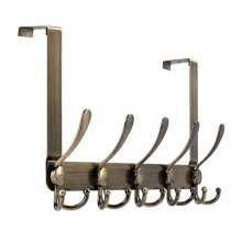 Gancho para colgar sobre la puerta para toallero de puerta, ganchos triples, para colgar abrigos, cubierta protectora para puerta, soporte resistente