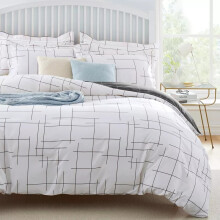 (Tile Patren, King) Duvet Cover Single Double King Floral Bedding Sets