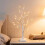 2FT Mini Twig Christmas Tree White Birch LED Tabletop Xmas Home Decor 1