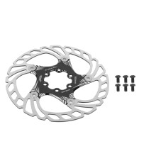 Disque de frein pour vélo avec conception flottante, construction en acier inoxydable et aluminium aéronautique pour système de freinage de VTT,