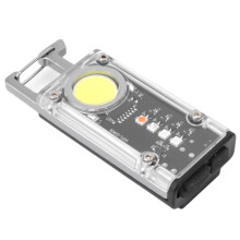 K45 800LM COB Keychain Light Rechargeable Mini LED Flashlight with Bottle Opener