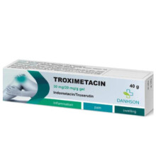 Troximetacin Tube Gel |Topical Anti-Inflammatory Gel for Muscle & Joint Pain |Fast-absorbing, non-greasy formula - 40g
