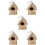 5Pièces Puzzle 3D Bois DIY Enfants Miniature Décor Khaki 8