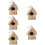 5Pièces Puzzle 3D Bois DIY Enfants Miniature Décor Khaki 11