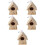 5Pièces Puzzle 3D Bois DIY Enfants Miniature Décor Khaki 7