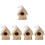 5Pièces Puzzle 3D Bois DIY Enfants Miniature Décor Khaki 5