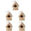 5Pièces Puzzle 3D Bois DIY Enfants Miniature Décor Khaki 6