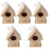 5Pièces Puzzle 3D Bois DIY Enfants Miniature Décor Khaki 3