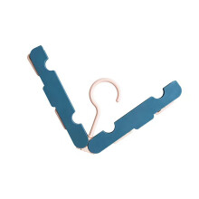 Dunkelblauer faltbarer Reisezubehörhalter mit Clips, rutschfest, 55g