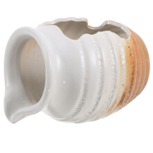 2Pcs Decorative Ceramic Jar Fountain White Garden Waterfall Home Decor