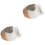 2Pcs Decorative Ceramic Jar Fountain White Garden Waterfall Home Decor 5