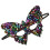 5Pcs Decorative Plastic Masquerade Masks for Halloween and Parties 1