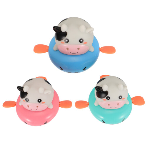 9Pcs Lightweight Floating Bath Toys Assorted Cartoon Milk Cows