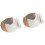 2Pcs Decorative Ceramic Jar Fountain White Garden Waterfall Home Decor 6