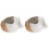 2Pcs Decorative Ceramic Jar Fountain White Garden Waterfall Home Decor 4