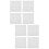 Absorbent Cotton White Handkerchiefs Square for Crafting 9