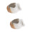 2Pcs Decorative Ceramic Jar Fountain White Garden Waterfall Home Decor 9